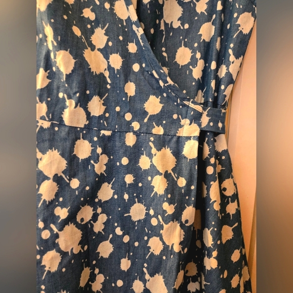 ✨️HOST PICK✨️ 🇨🇦 Made in Toronto NWOT Sleeveless Midi Wrap Dress by FUNKD - Picture 7 of 15